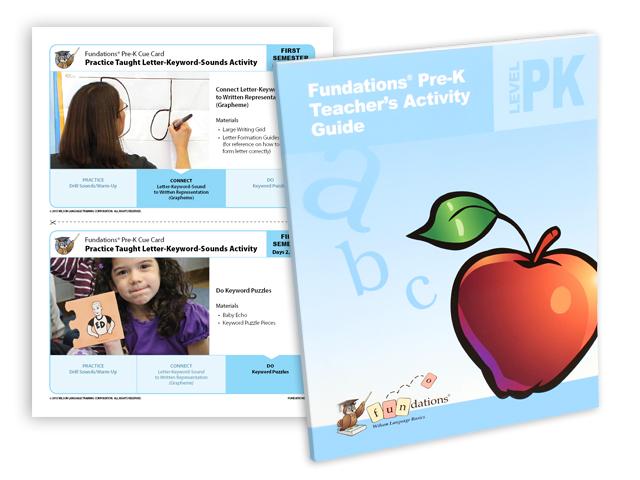Fundations Pre-K Teacher's Activity Guide