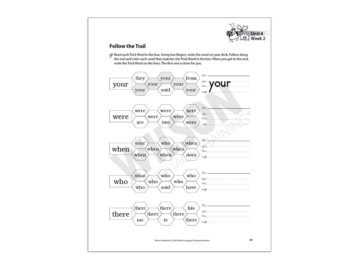 Fundations Practice Book Level 1