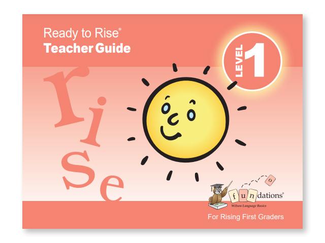 Rising First Grade Packet Fundations Ready to Rise Teacher Guide For Rising First Graders